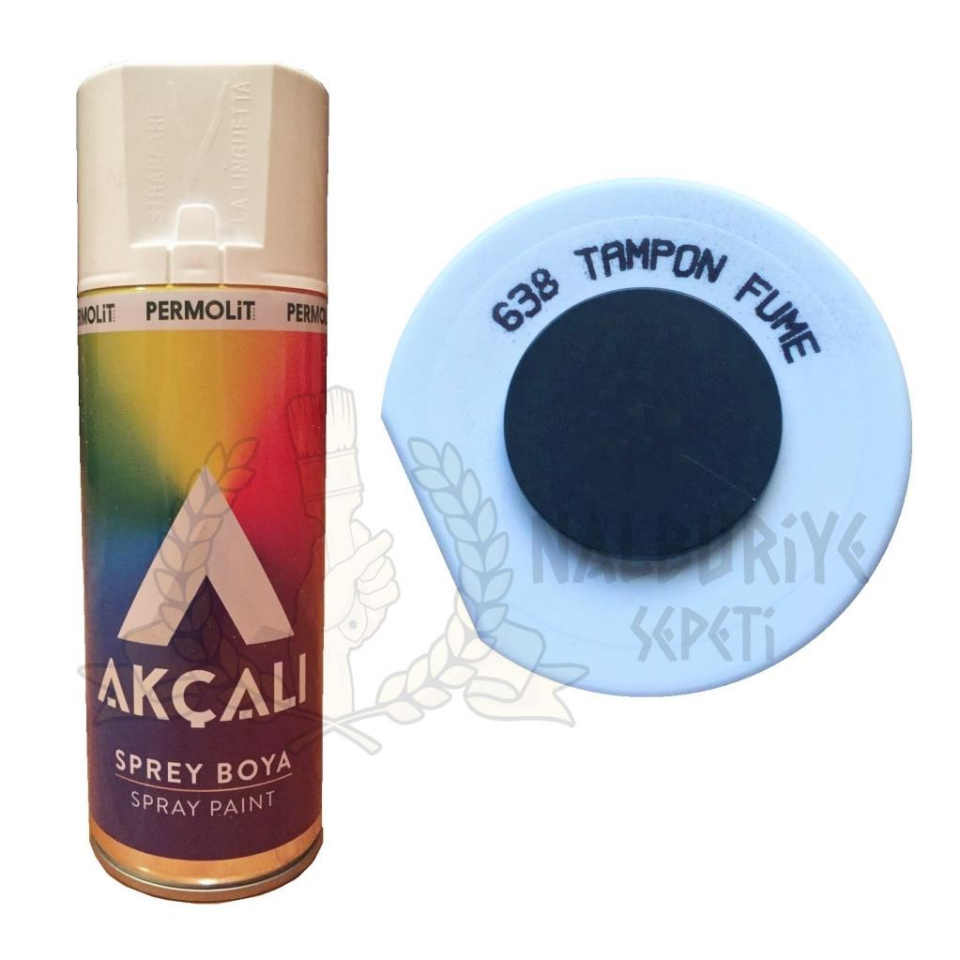 Akçalı Akrilik Sprey Boya TAMPON FÜME GRİ 400 ml - 638