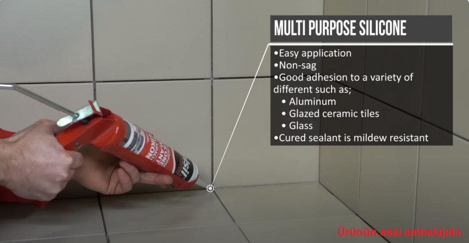 Selsil Genel Amaçlı Tüp Silikon BEYAZ 50 ml.