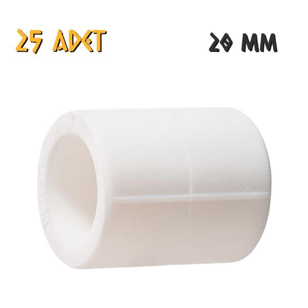 Plastherm PPRC Manşon - 20 mm. - 25 Adet